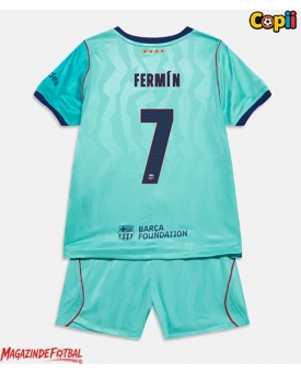Barcelona Fermin Lopez #7 Echipament de Fotbal Replică 2026-27 Copii Treilea (+ Șorturi)